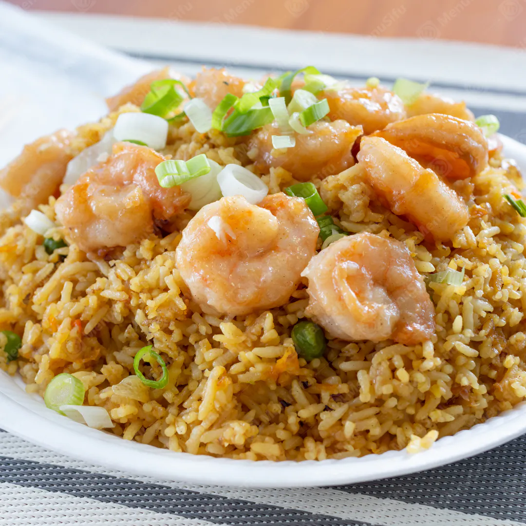 shrimp fried rice at China Doll，a Chinese Restaurant in Rialto